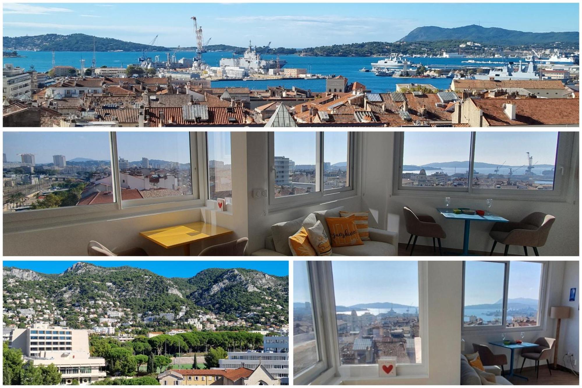 Appartement Panoramic Sea View, Walk To Train Station And Port - Vue Mer Panoramique, Gare Et Port A Pied
